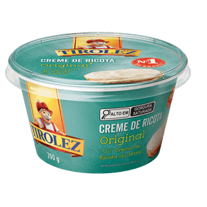 Creme de Queijo Ricota Original Tirolez Pote 200g