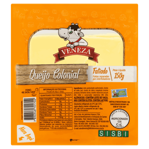 Queijo Colonial Fatiado Veneza 150g