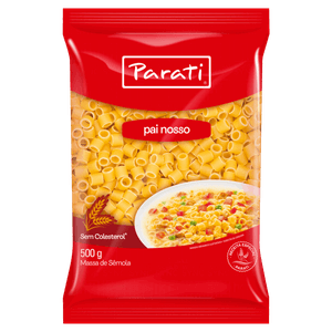 Macarrão de Sêmola Pai Nosso Parati Pacote 500g