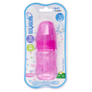 Mamadeira Rosa 70ml Kuka Aquarela nº 1