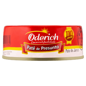 Patê de Presunto Oderich Lata 100g