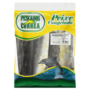 Sardinha Eviscerada Congelada Sardinella Brasiliensis Pescados Corrêa Pacote 1kg