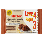 Pack-Barra-de-Cereal-Brigadeiro-e-Aveia-Cobertura-Chocolate-Ritter-Pacote-80g-Leve-4-Pague-3-Unidades