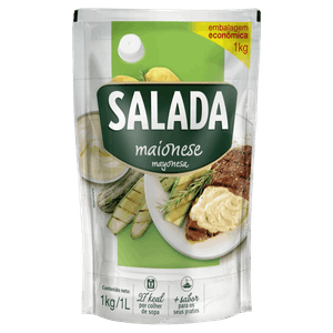 Maionese Salada Sachê 1kg Embalagem Econômica