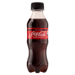 Refrigerante sem Açúcar Coca-Cola Garrafa 200ml