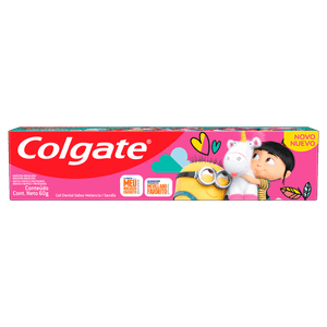 Gel Dental Infantil com Flúor Melancia Meu Malvado Favorito Colgate Caixa 60g