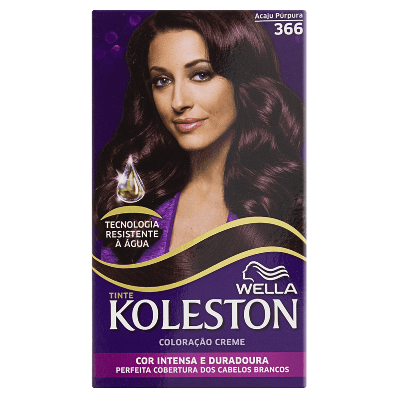 Kit Coloração Creme 366 Acaju Púrpura Wella Koleston