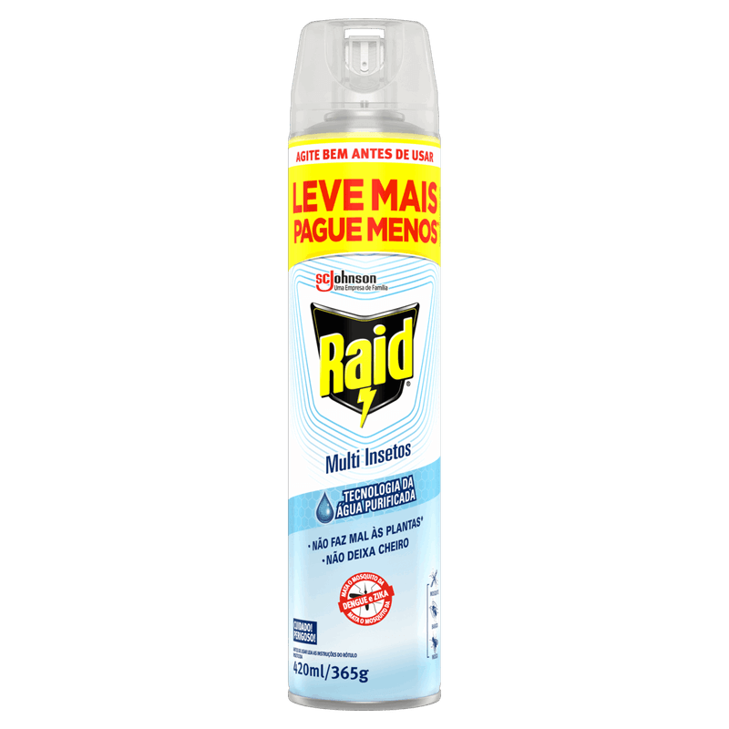 Inseticida-Aerossol-Multi-Insetos-Raid-Frasco-420ml-Leve-Mais-Pague-Menos