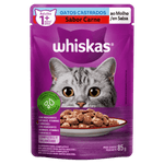 Alimento-para-Gatos-Castrados-Adultos-1--Carne-ao-Molho-Whiskas-Sache-85g