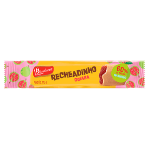 Biscoito Recheio Goiaba Bauducco Recheadinho Pacote 112g