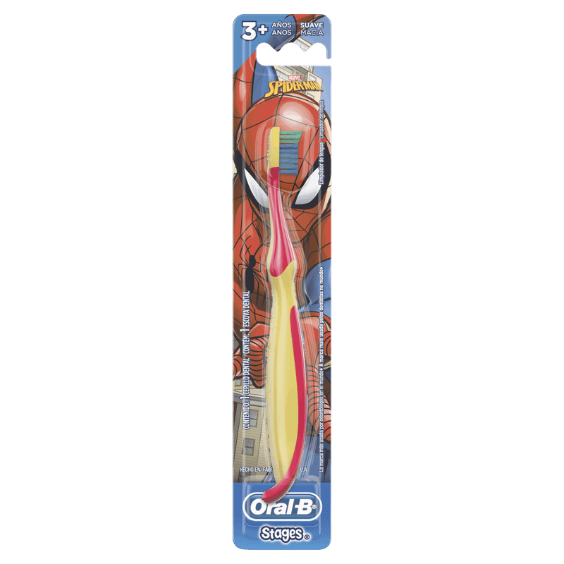 Escova-Dental-Infantil-Macia-Spider-Man-Oral-B-Stages