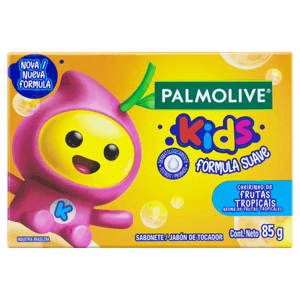 Sabonete Barra Frutas Tropicais Palmolive Kids Caixa 85g