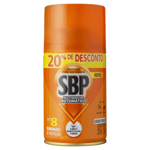 Multi-Inseticida Automático SBP Frasco 250ml Refil Grátis 20% de Desconto