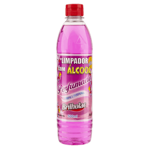 Limpador Perfumado com Álcool Floral Brilholac Squeeze 500ml Refil