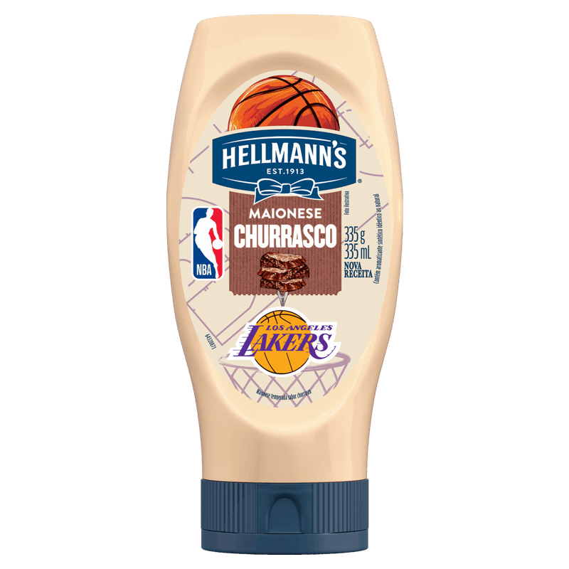 Maionese-Churrasco-NBA-Los-Angeles-Lakers-Hellmann-s-Squeeze-335g