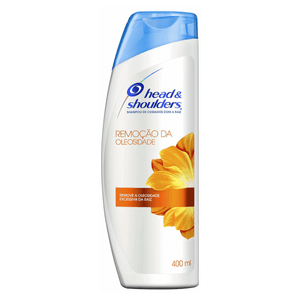 Shampoo Anticaspa Head & Shoulders Remoção da Oleosidade Frasco 400ml