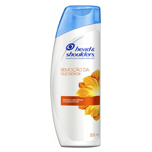 Shampoo Anticaspa Head & Shoulders Remoção da Oleosidade Frasco 200ml