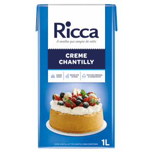 Creme Chantilly Ricca Caixa 1l