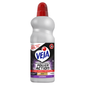 Desinfetante Lavanda Veja Power Action Frasco 1l