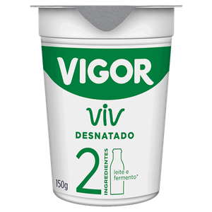 Iogurte Desnatado Vigor Viv Copo 150g