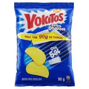 Batata Frita Ondulada com Sal Yoki Yokitos Pacote 90g