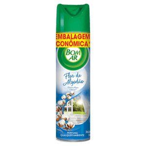 Neutralizador de Odores Flor de Algodão Bom Ar Frasco 360ml Embalagem Econômica