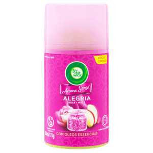 Neutralizador de Odores Alegria Freshmatic Bom Ar Air Wick Aroma Sense Frasco 250ml Refil