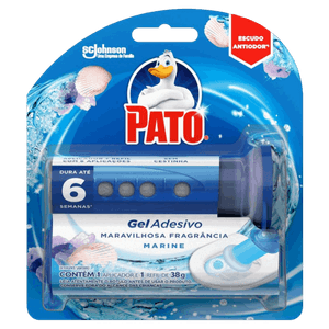 Detergente Sanitário Gel Adesivo com Aplicador Marine Pato 38g