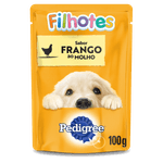 Alimento-para-Caes-Filhotes-Frango-ao-Molho-Pedigree-Sache-100g