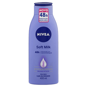 Loção Deo-Hidratante Nivea Soft Milk Frasco 400ml