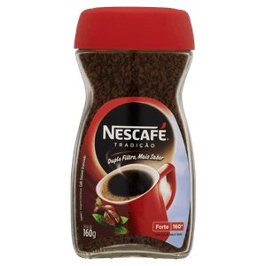 Café Solúvel Granulado Forte Nescafé Tradição Vidro 160g