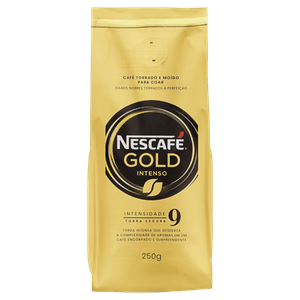 Café Torrado e Moído Intenso Nescafé Gold Pacote 250g