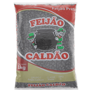 Feijão Preto Tipo 1 Caldão Pacote 1kg