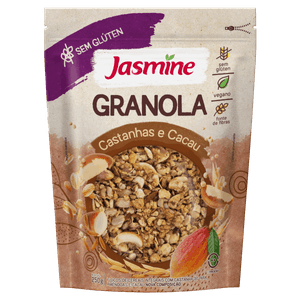 Granola Castanhas e Cacau Jasmine Especial Pouch 250g