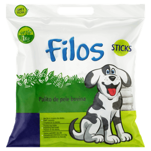 Palito Mastigável para Cães Filos 1kg