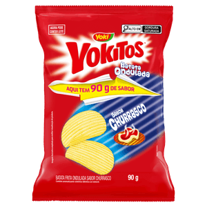 Batata Frita Ondulada Churrasco Yoki Yokitos Pacote 90g