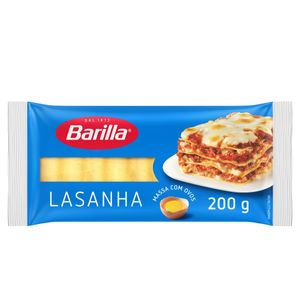 Massa com Ovos para Lasanha Barilla Pacote 200g