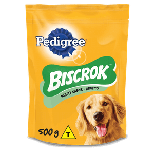 Petisco para Cães Adultos Pedigree Biscrok Multi Pouch 500g