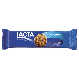 Biscoito Cookie Baunilha com Gotas de Chocolate ao Leite Lacta Pacote 80g