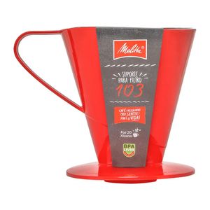 Suporte para Filtro de Café Melitta 103 Vermelho 1un