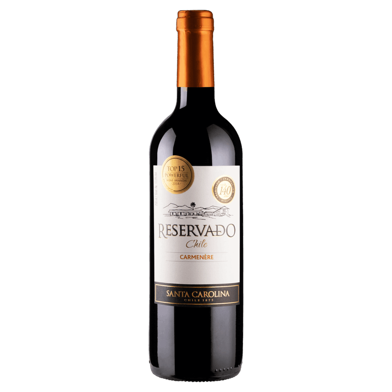 Vinho-Chileno-Tinto-Meio-Seco-Reservado-Santa-Carolina-Carmenere-Valle-Central-Garrafa-750ml