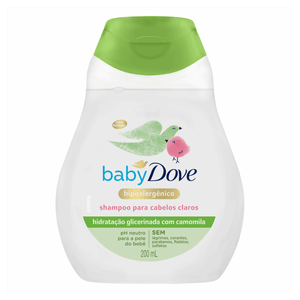 Shampoo Hidratação Glicerinada Camomila Dove Baby Frasco 200ml