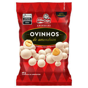 Ovinhos de Amendoim Elma Chips Pacote 65g