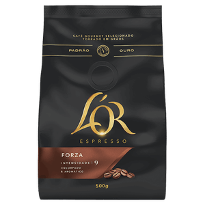 Café Torrado em Grãos Espresso Forza L´or Gourmet Pacote 500g