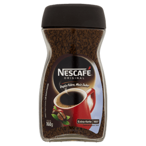 Café Solúvel Granulado Extraforte Nescafé Original Vidro 160g