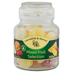 Bala Frutas Cavendish & Harvey Vidro 300g