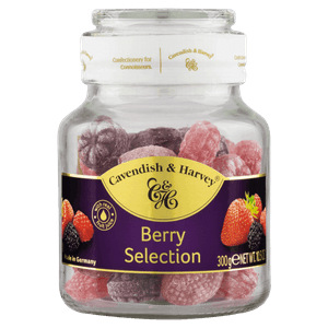 Bala Frutas Vermelhas Cavendish & Harvey Vidro 300g