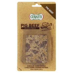 Pig Beef Bovina e Suína Fatiada Ceratti 100g