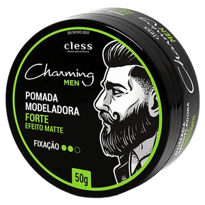 Pomada Modeladora Forte Cless Charming Pote 50g