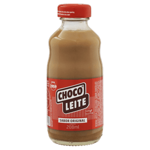 Bebida Láctea Esterilizada Original Choco Leite Frasco 208ml